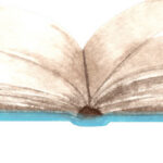 Turquoise open book artwork swatch