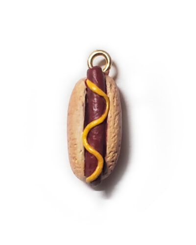 Dirty Water Dog | Hand-Sculpted & Painted NYC Miniature Charm