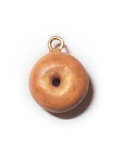 Classic Bagel | Hand-Sculpted & Painted NYC Miniature Charm