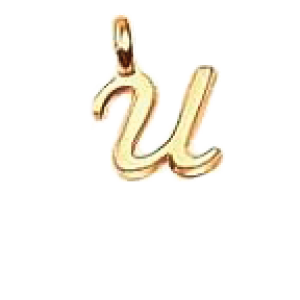 lalalu-chrm-ltr-mini-script-U
