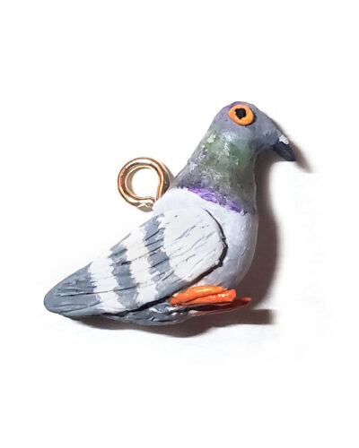 Neighborhood Pigeon | Hand-Sculpted & Painted NYC Miniature Charm