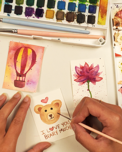 Little Cards, Big Creativity! Mini Watercolor Workshop